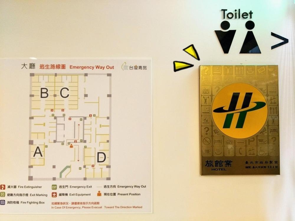 Taiwan Youth Hostel & Capsule Hotel Taipei Luaran gambar